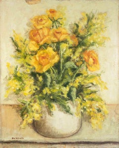 Vase of Flowers - Oil Paint - 1990s