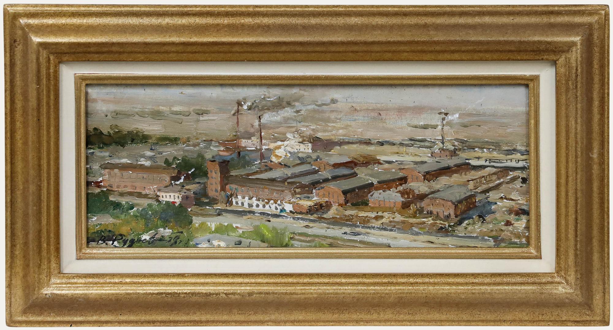 Vasily Filipovich Rudnev (1928-2018) - 1959 Oil, Industrial City