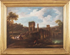 View of Ponte Milvio in Rome