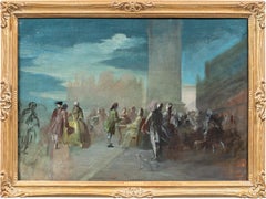 Vedutistischer venezianischer Maler - frühe 20er Jahre Landschaftsmalerei - St. Markus Venedig