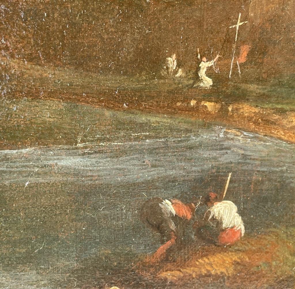 Vénitien adepte de Marco Ricci - Figures de la peinture de paysage du XVIIIe siècle en vente 7