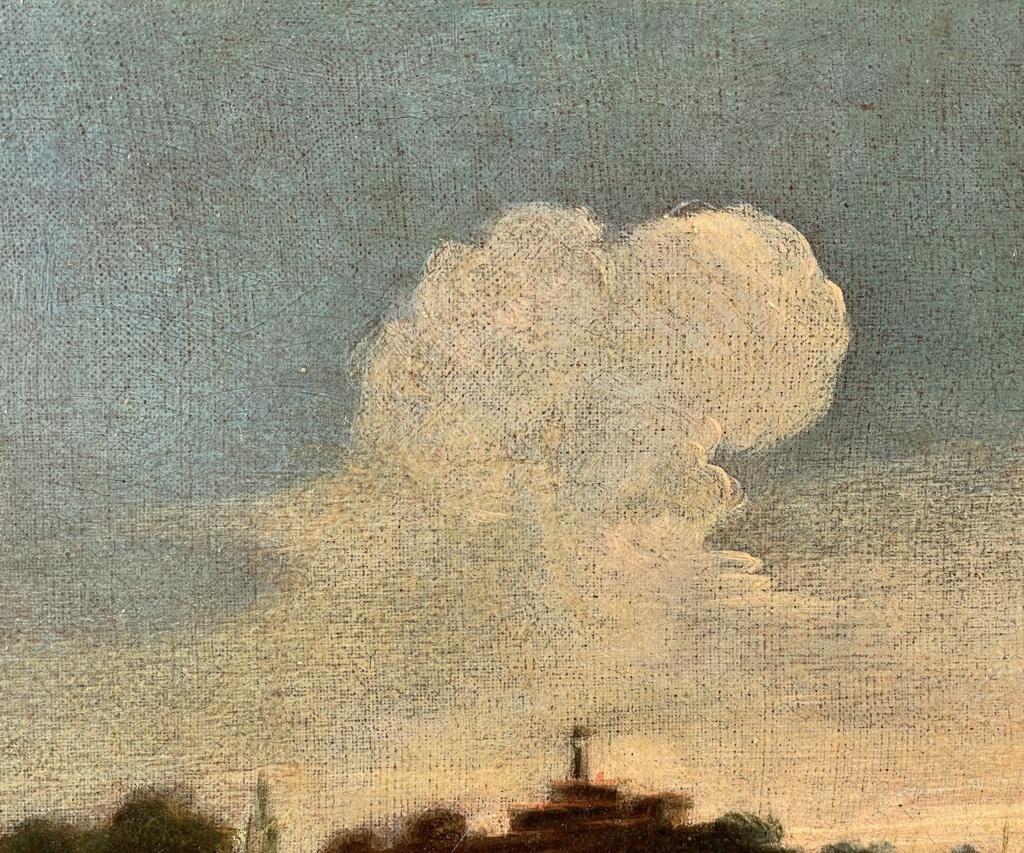 Vénitien adepte de Marco Ricci - Figures de la peinture de paysage du XVIIIe siècle en vente 9