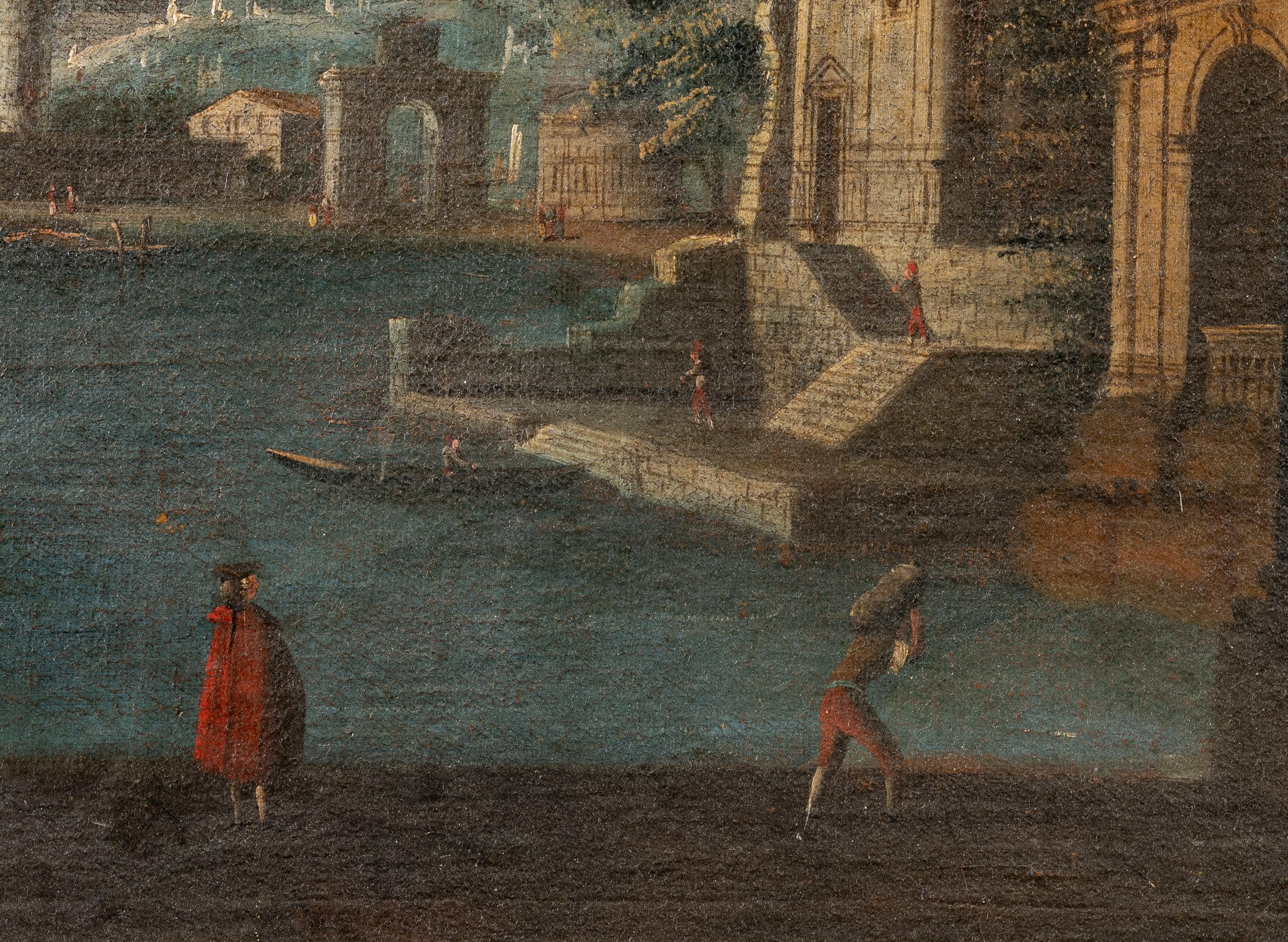 Ruinas venecianas - Painting Escuela italiana de Unknown