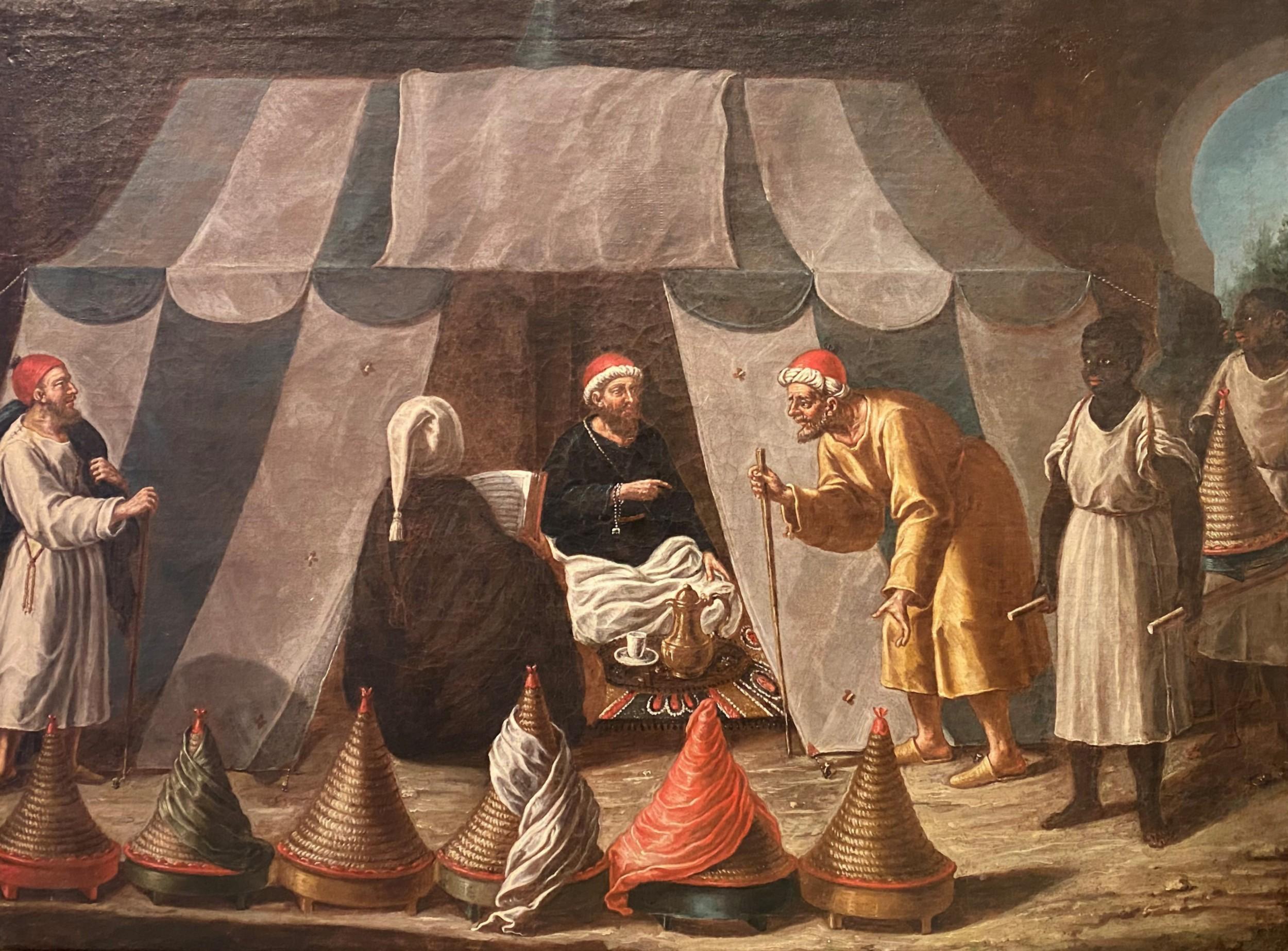 Venetian School, Ottoman Honey Merchant - Painting by Unknown