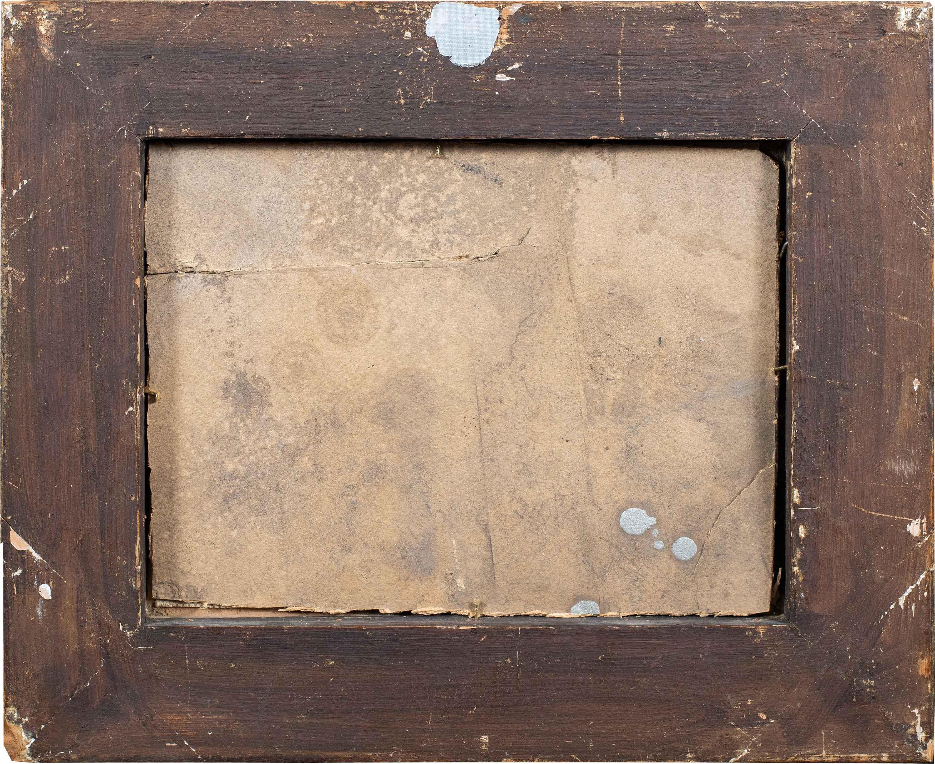 Venezianischer Vedutist - 19. Jahrhundert Landschaftsmalerei - Blick auf den Dogenpalast von Venedig (Realismus), Painting, von Unknown