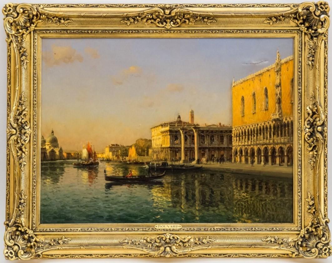 Venecia, Palacio Ducal - Painting de Eloi Noel Bouvard