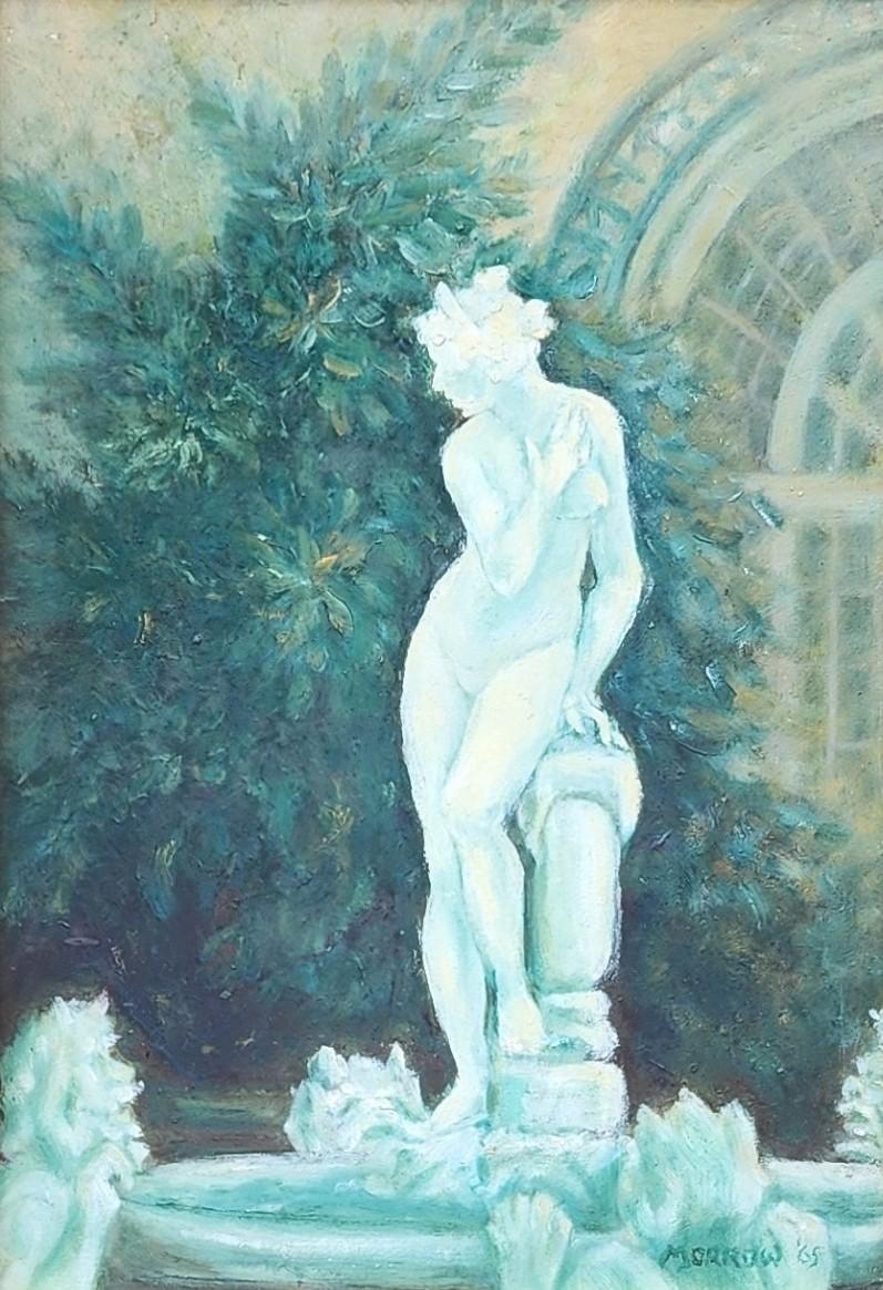 Venus de la fuente Grotticella, Giambologna, mediados del siglo XIX - Painting Romántico de Unknown