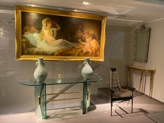 Venus with Putti Oil on Canvas with Gilt-wood Frame