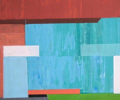 Vertical Abstract Geometric Composition