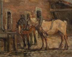 Victor Fermeuse (1894-1963) - Huile du début du 20e siècle, Œillères et HAR