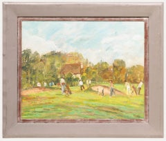 Victor Willis (1934-2004) - Britische Schule 20. Jahrhundert Öl, On the Green