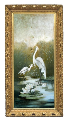 Victorian Snowy Egrets