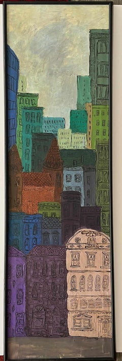 „Victorians“ Impasto, Öl-Landschaftsgemälde, Impasto, 20. Jahrhundert