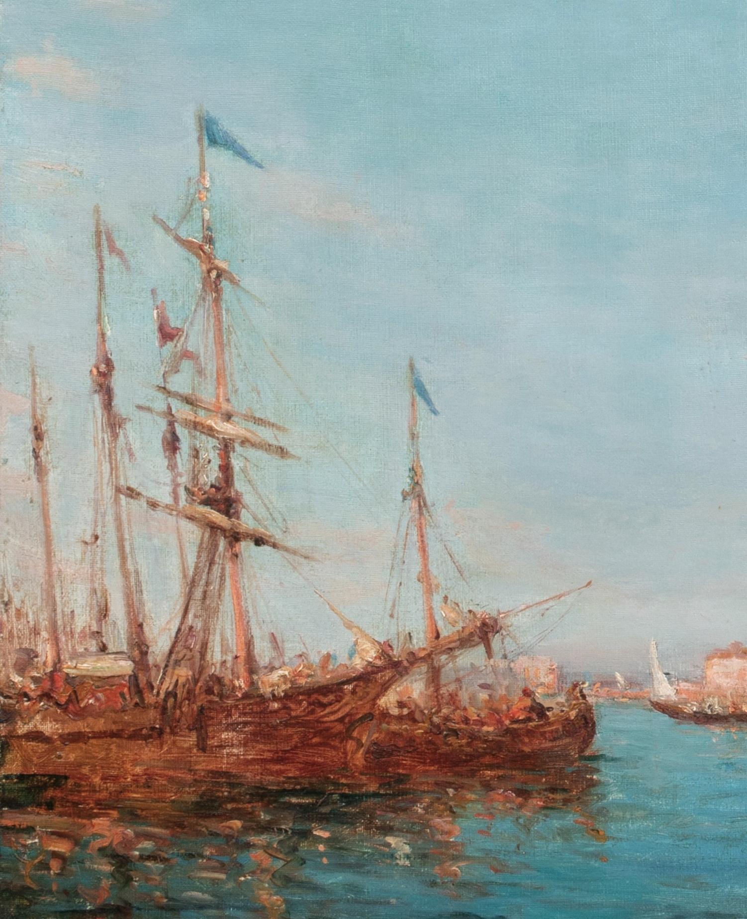 View of Bosphorus, near Istanbul, 19th Century

Signed Indistinctly - Italian School - ONE OF A MATCHING PAIR

Large 19th Italian School view of boats of Bosphorus, Istanbul, oil on canvas. Excellent quality and condition painted in a bright