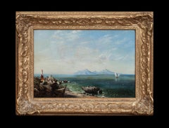 Veduta di Capri, XIX secolo, attribuita a George Edwards HERING (1805-1879)
