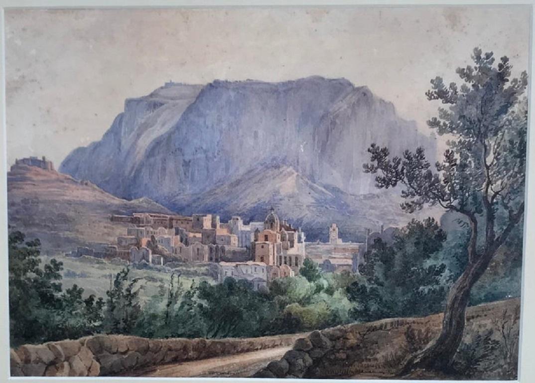 Vista de Capri - Painting Romántico de Unknown