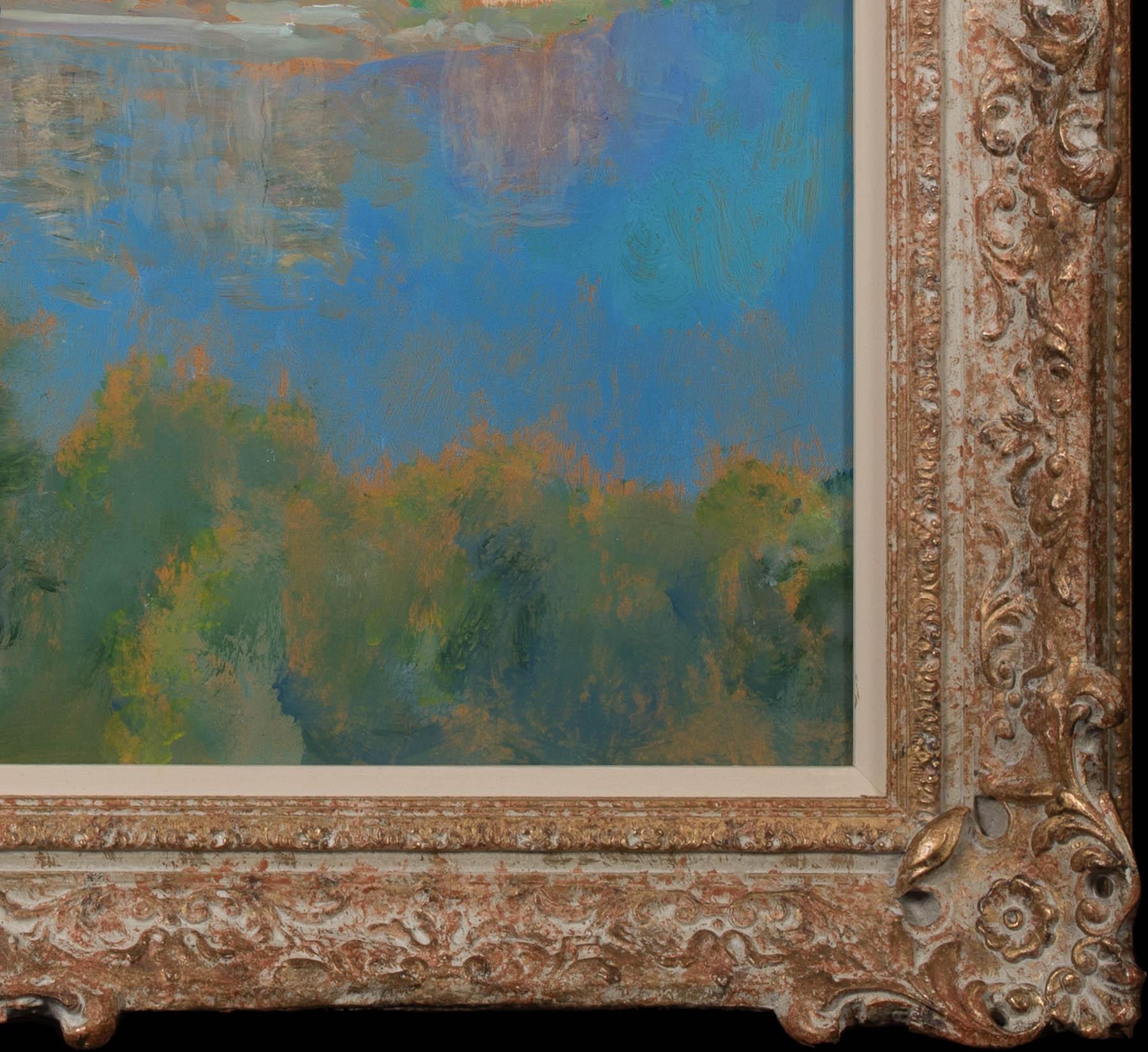 Veduta di Portofino, XX secolo  ALAN STENHOUSE GOURLEY ROI (SCOZZESE 1909-1991) 1
