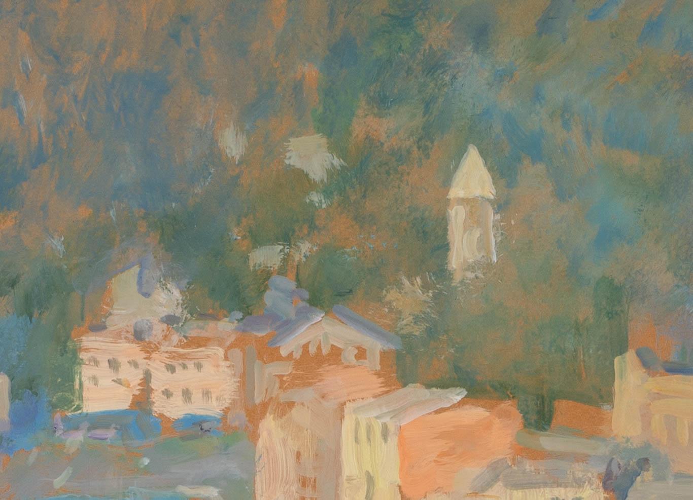View Of Portofino, 20th Century  ALAN STENHOUSE GOURLEY ROI (SCOTTISH 1909-1991) 5
