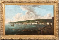 View Of Posillipo from the Riviera di Chiaia, circa 1695 by ANGELO MARIA COSTA
