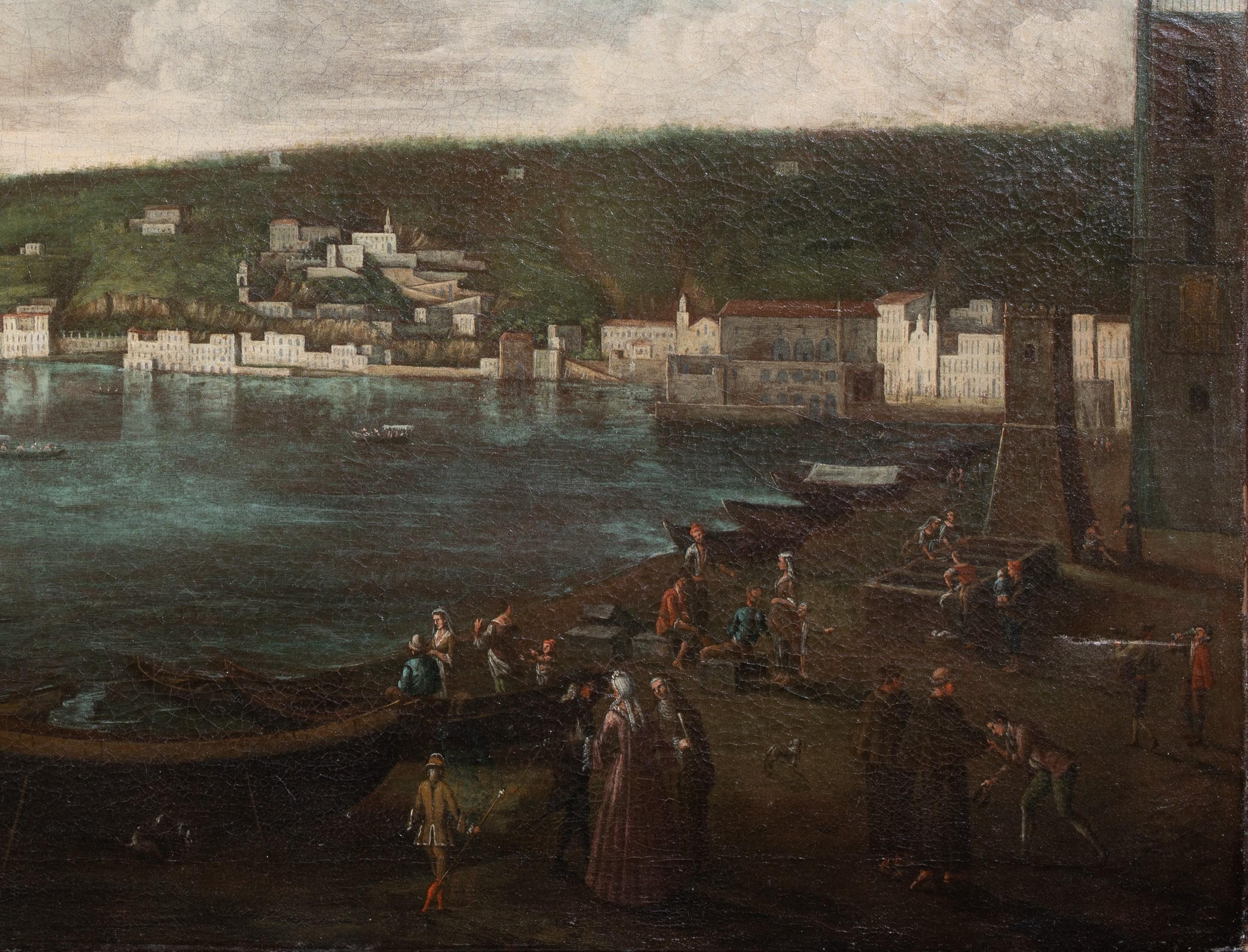 View Of Posillipo from the Riviera di Chiaia, circa 1695  by ANGELO MARIA COSTA  For Sale 2