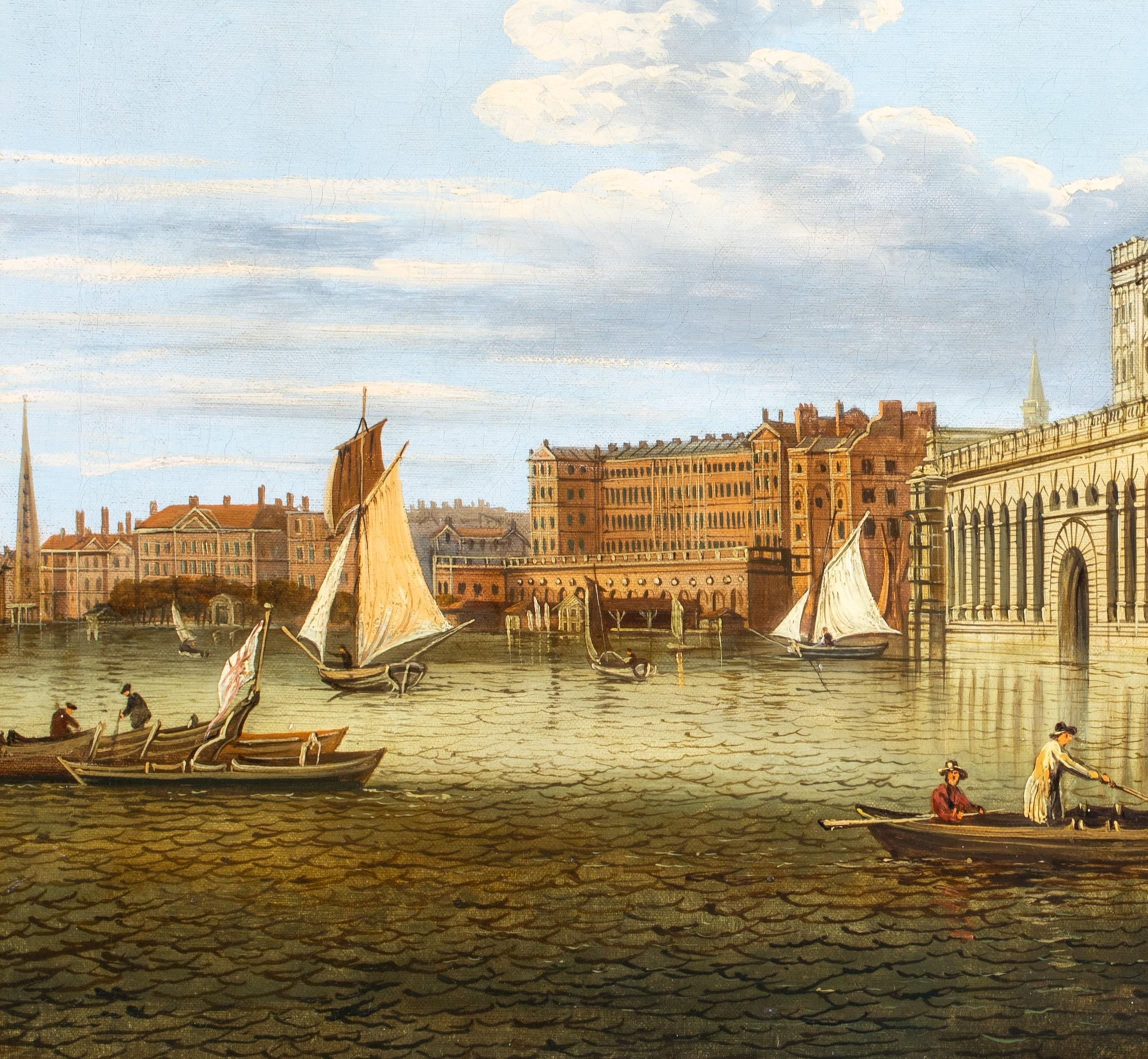 Vista di Somerset House e degli Adelphi dal Tamigi CANALETTO 2