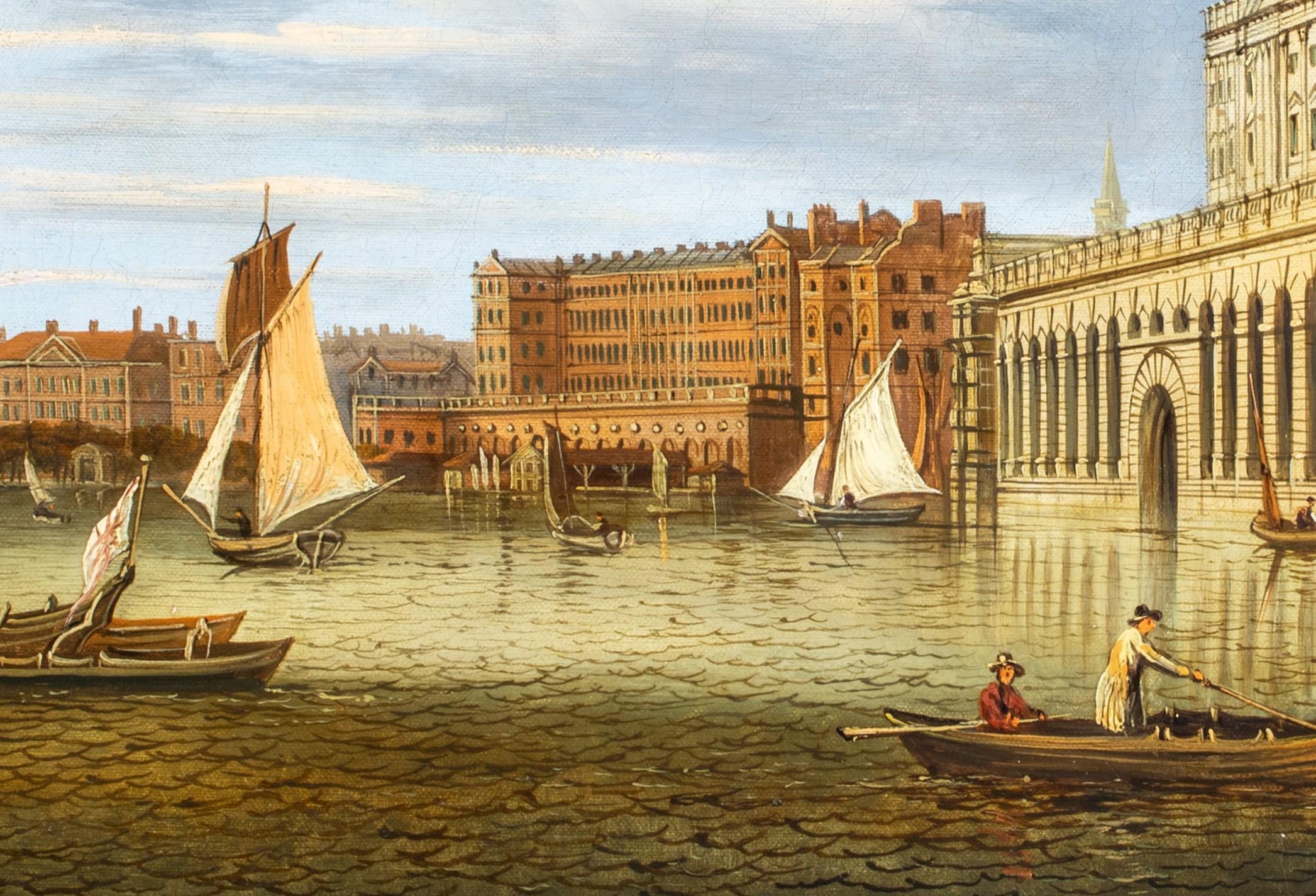 Vista di Somerset House e degli Adelphi dal Tamigi CANALETTO 4