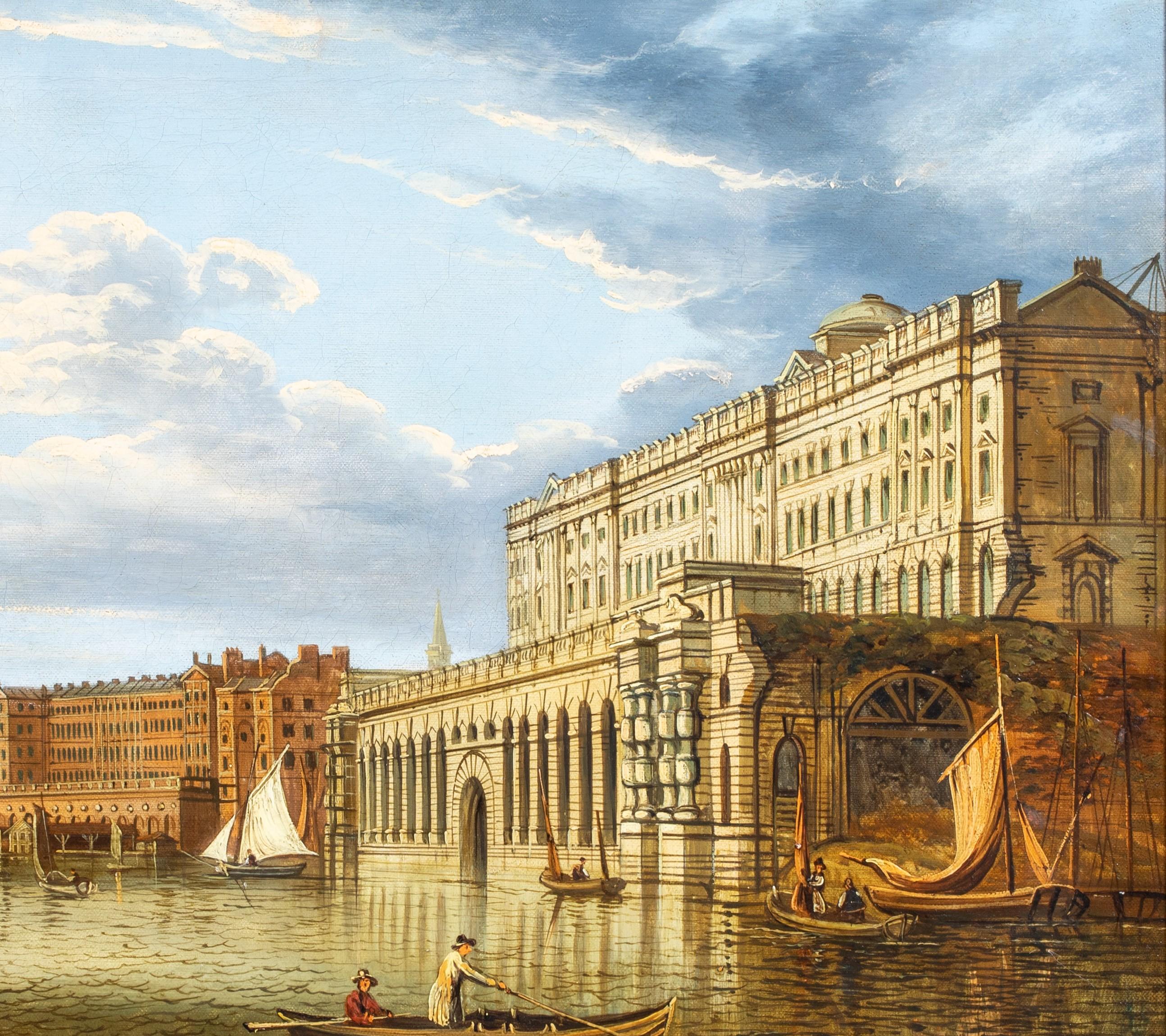 Vista di Somerset House e degli Adelphi dal Tamigi CANALETTO 5