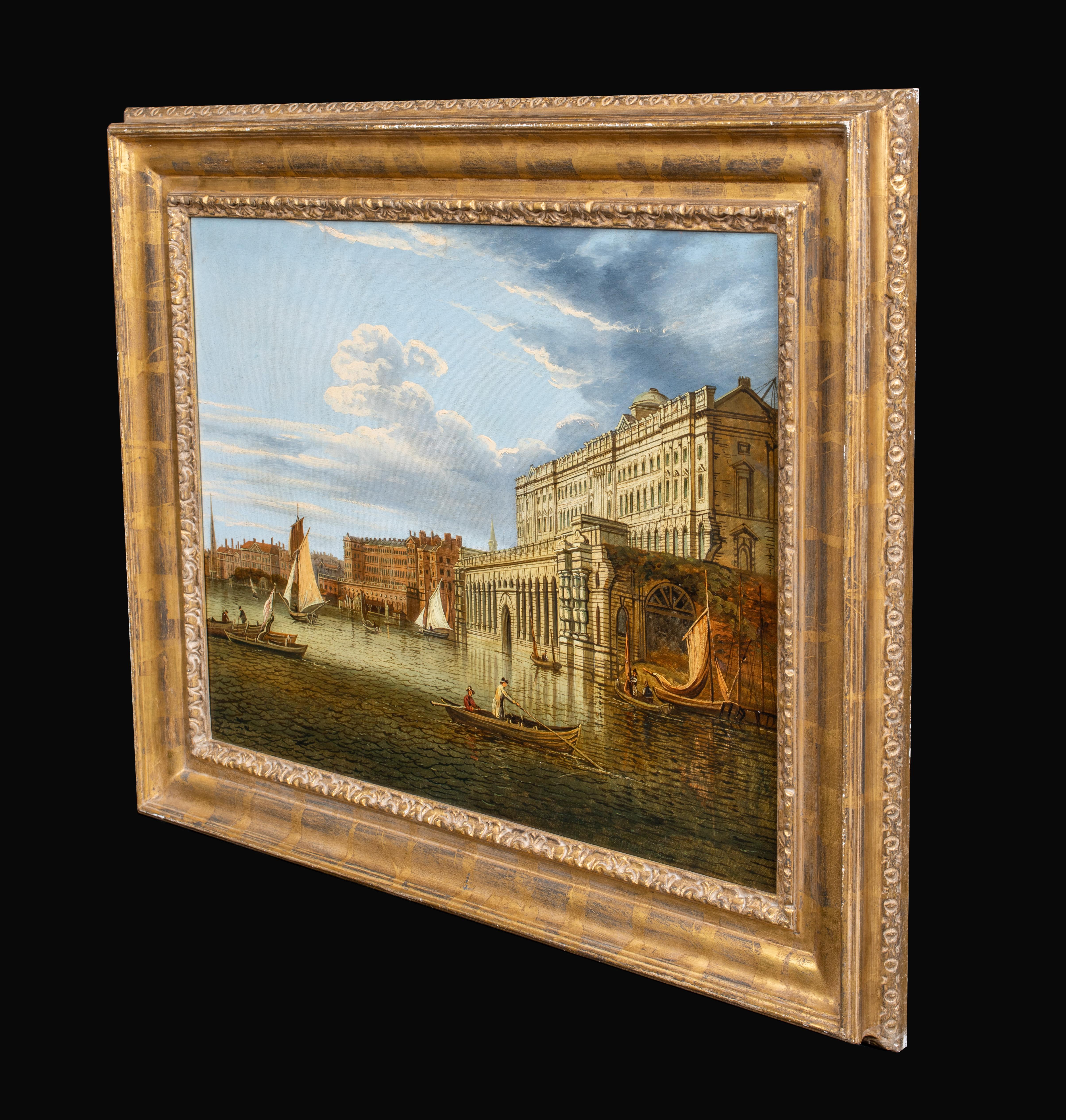 Vista di Somerset House e degli Adelphi dal Tamigi CANALETTO 6
