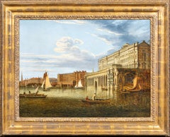 Vista di Somerset House e degli Adelphi dal Tamigi CANALETTO