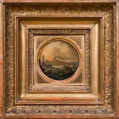 Vue de la baie de Naples avec le mont Vésuve