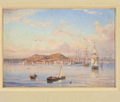 Veduta del Golfo di Napoli - Dipinto - XIX secolo