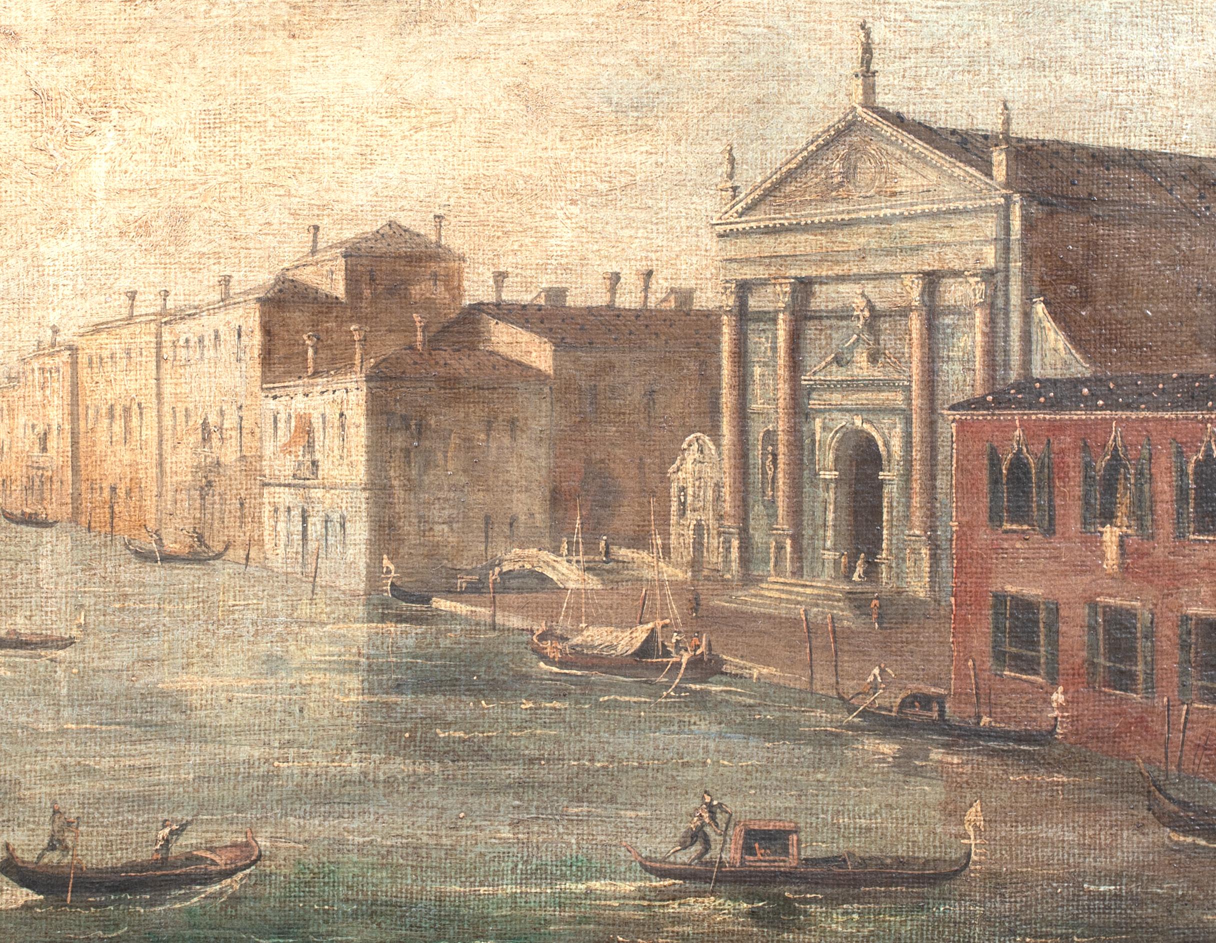 View Of Venice, 19th Century  follower of Michele Giovanni MARIESCHI (1696-1743) For Sale 3