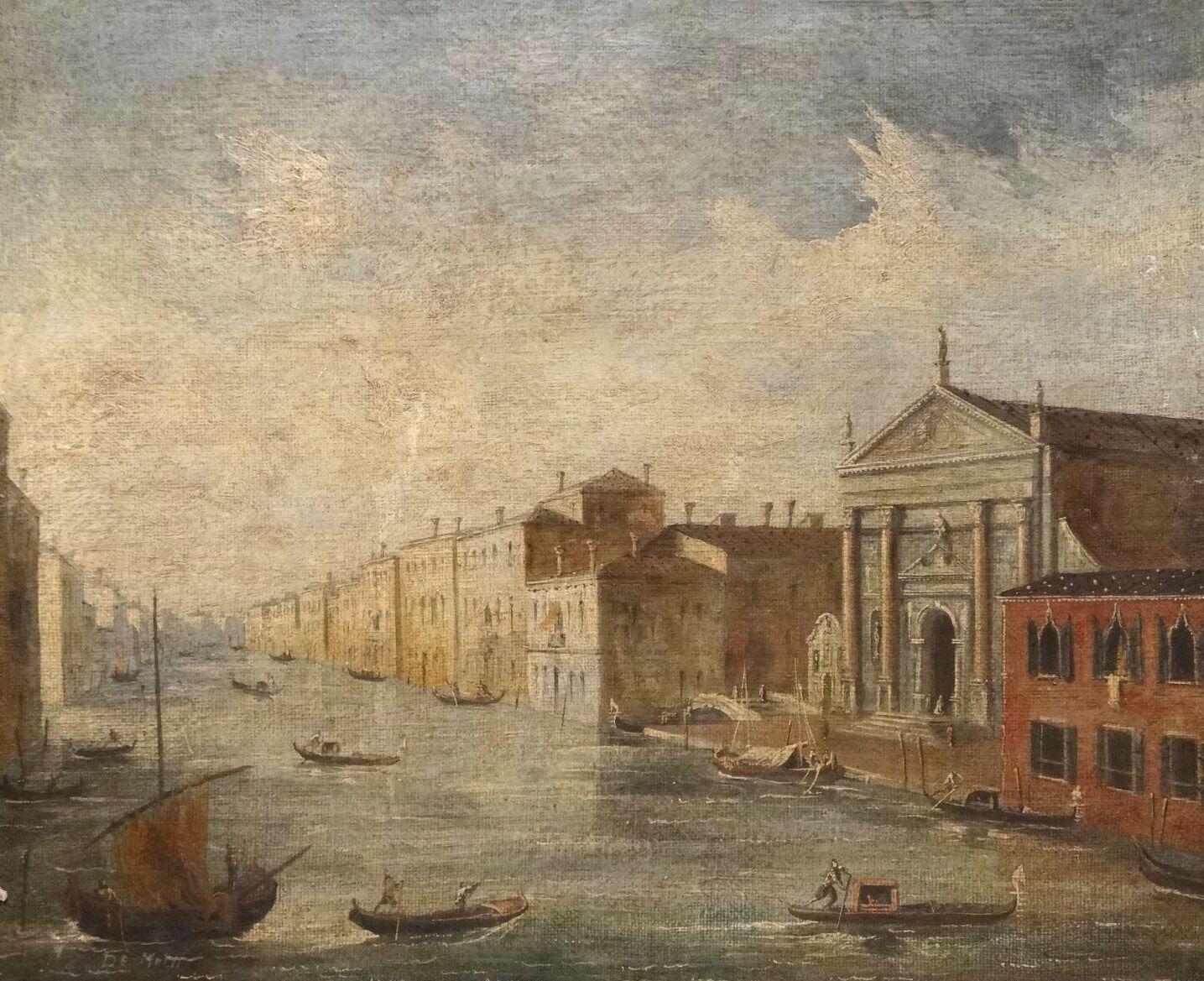 Veduta di Venezia, XIX secolo - Painting di Unknown