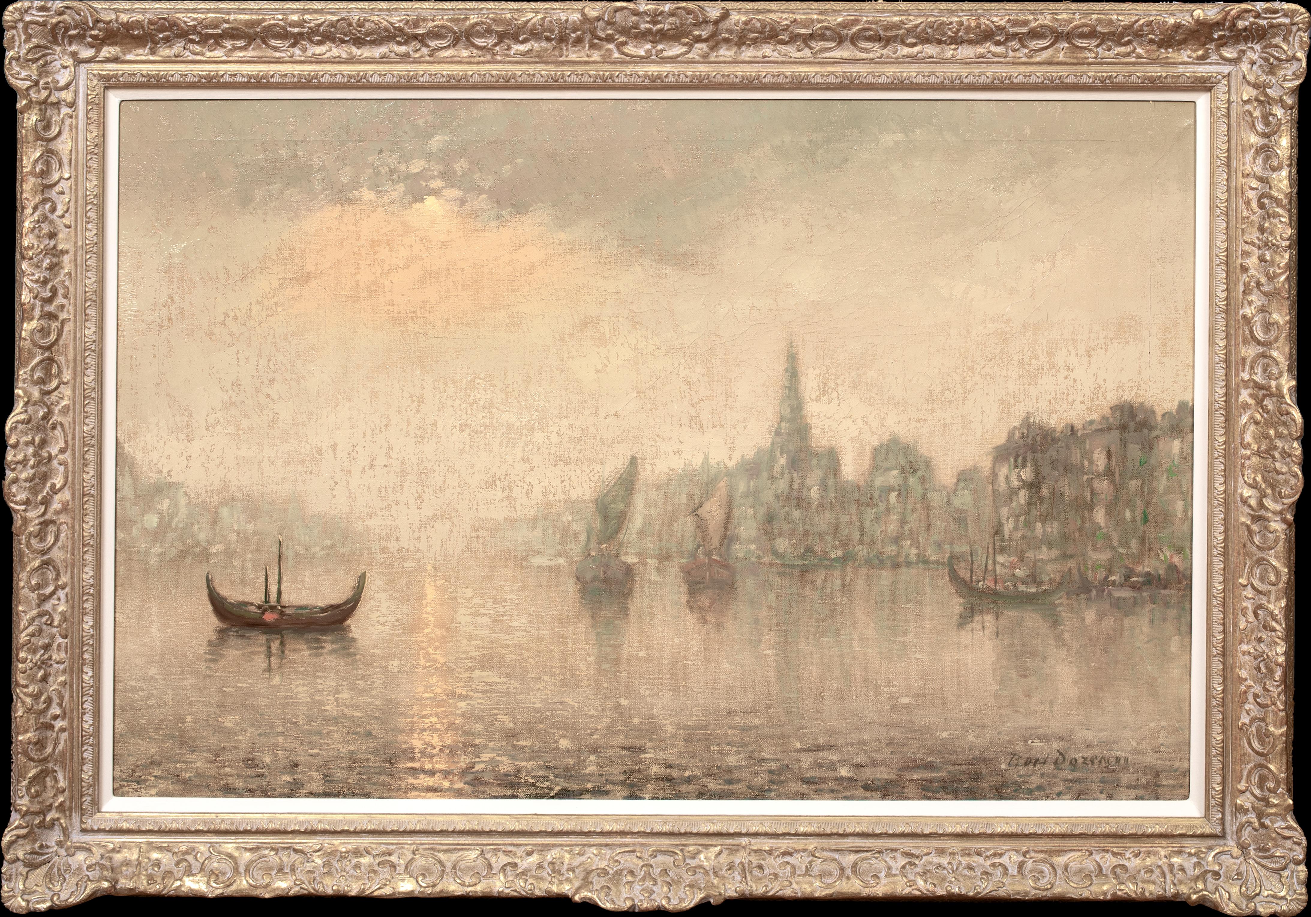 Ansicht von Venedig im Mondlicht, 19. Jahrhundert  Französische Schule des Impressionismus