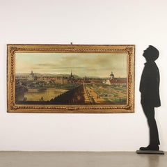 View of Vienna from the Belvedere (Vue de Vienne depuis le Belvdre), copie de la peinture de Canaletto Italie