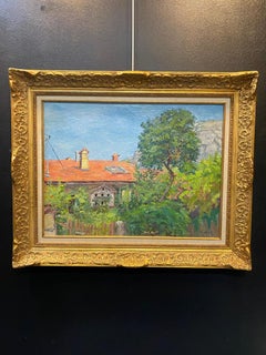 Countryside villa (1949) - Oil on canvas 49x64 cm