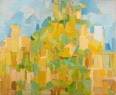 Village Garden, Oil on Canvas by Philip Sutton, 1956