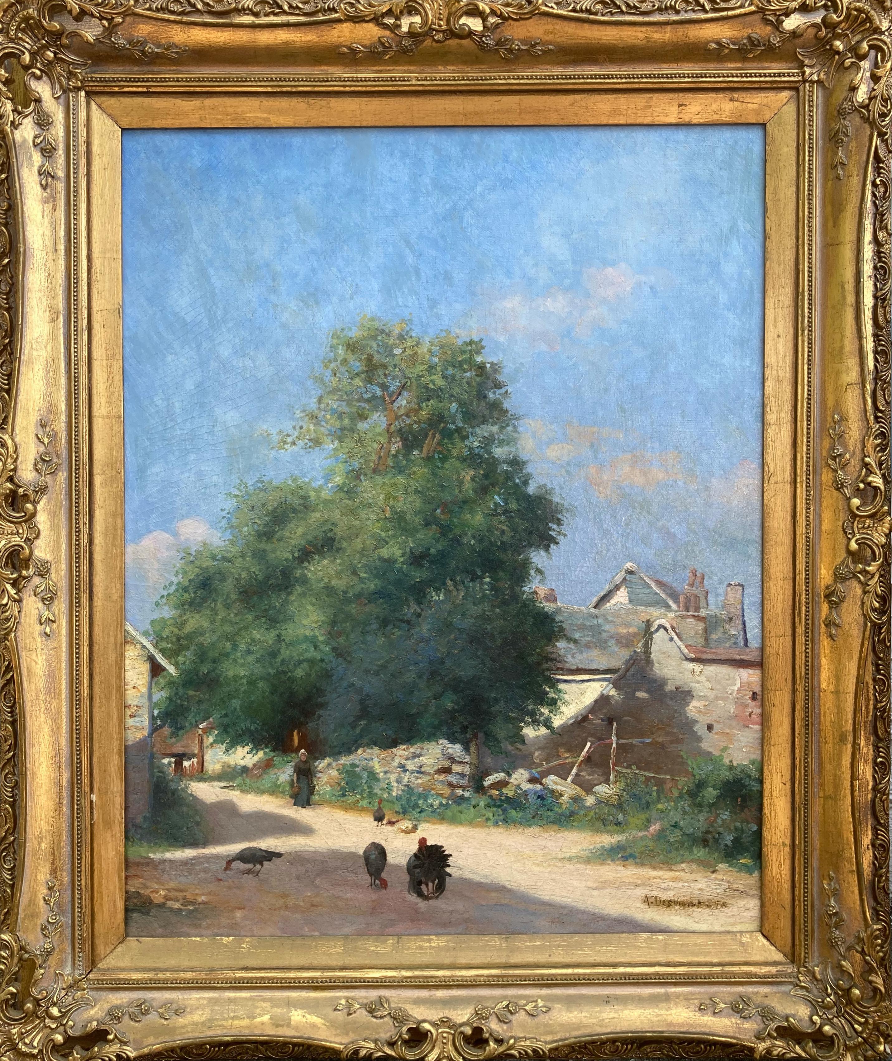 Village Road (French Impressionist, 1898)