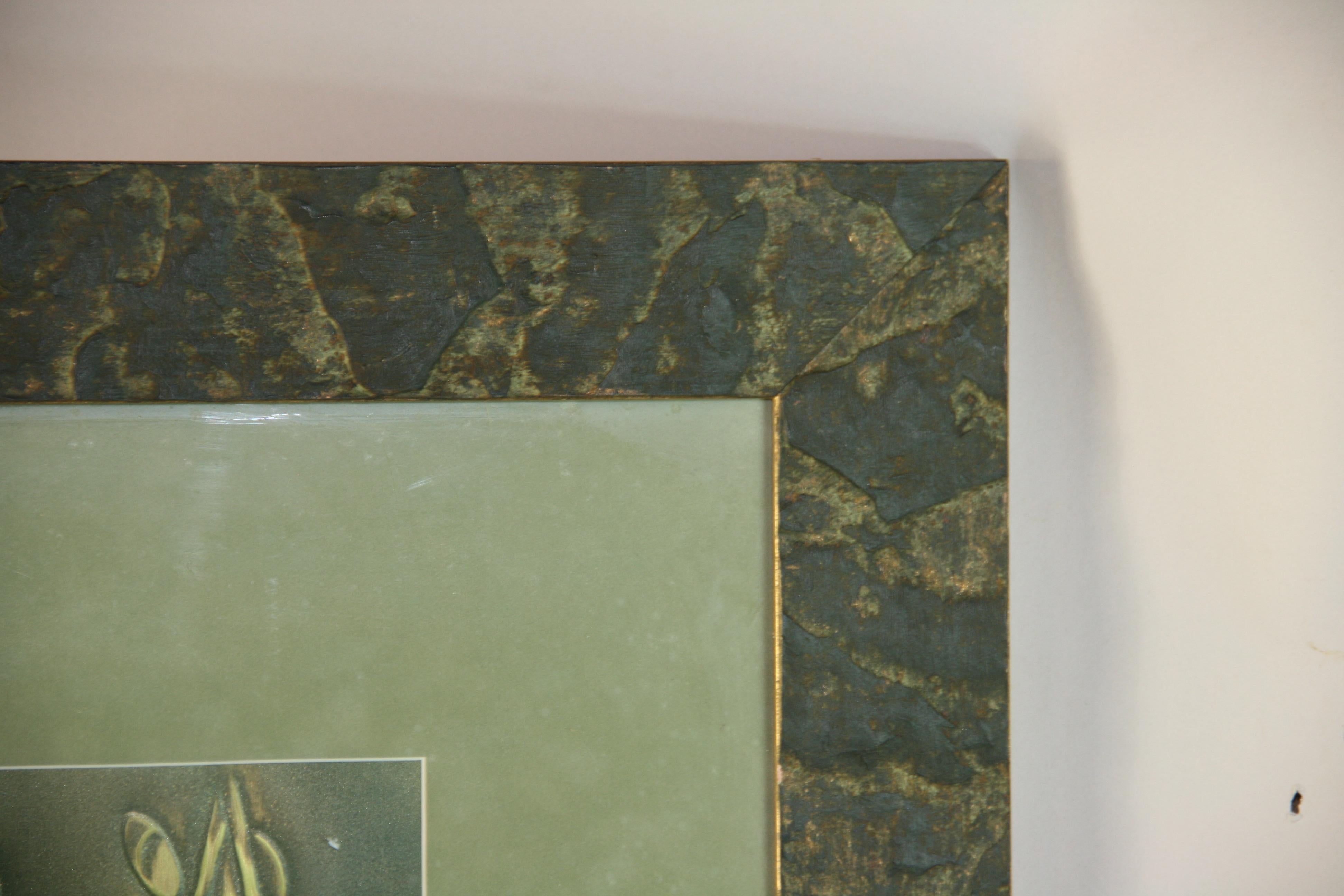 5175 Vintage American abstrakte tanzende Figuren in Gold gerahmt
Bildgröße 12x16