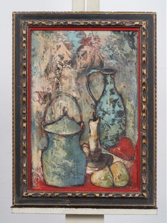 Vintage American Modernist Still Life Oil Painting