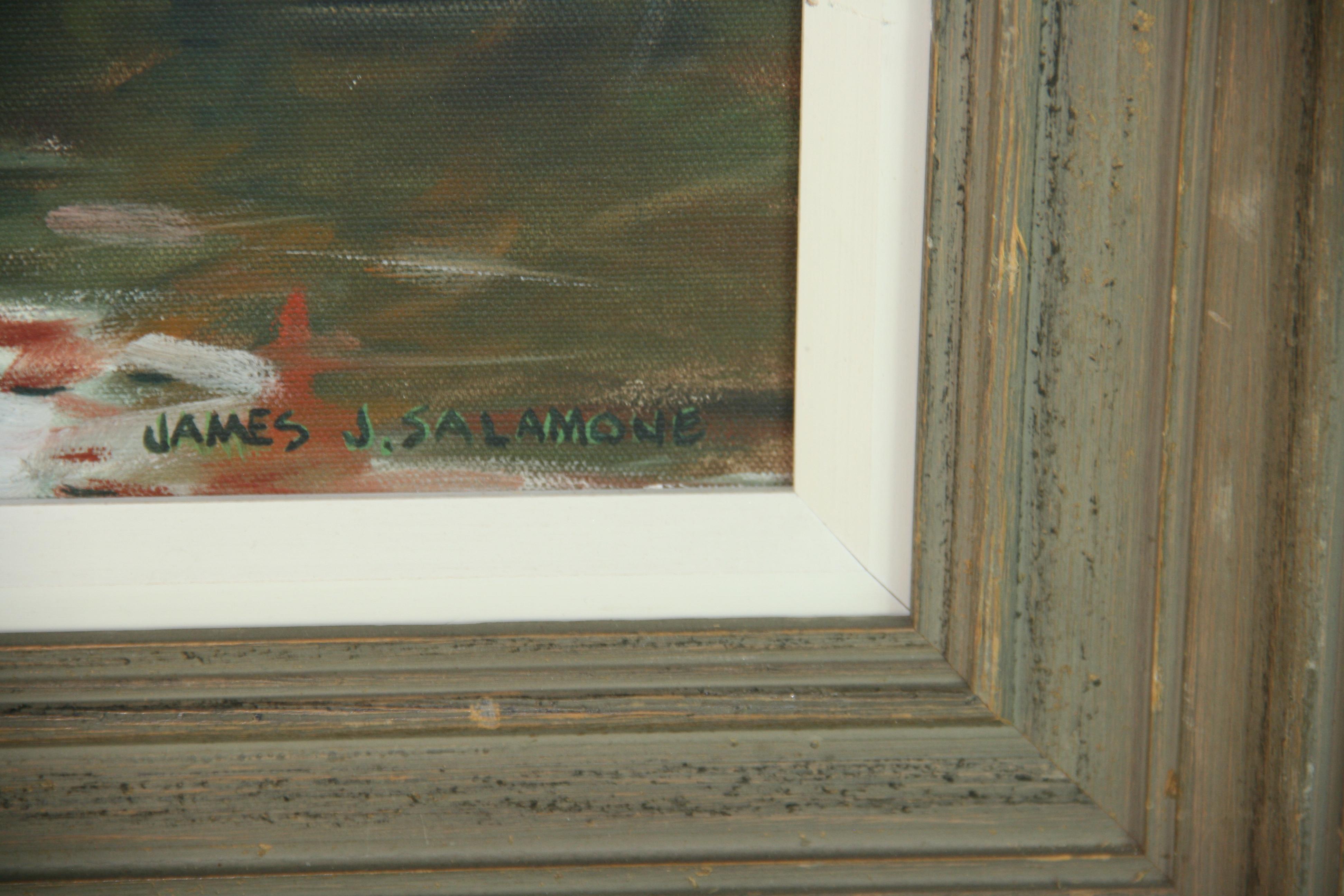Vintage American Oil Painting 
