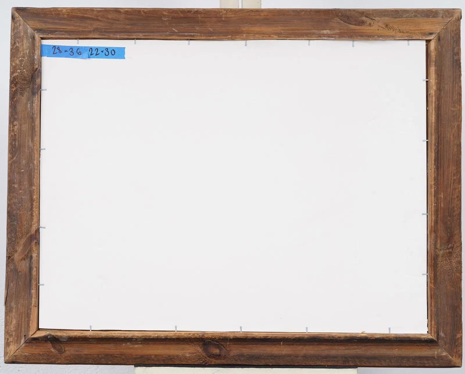 Quadro astratto modernista di scuola americana vintage.  Firmato.   In eccellenti condizioni originali.  Wood incornicia il tutto con una modanatura in legno.  In condizioni eccellenti, pronto per essere appeso e goduto. 