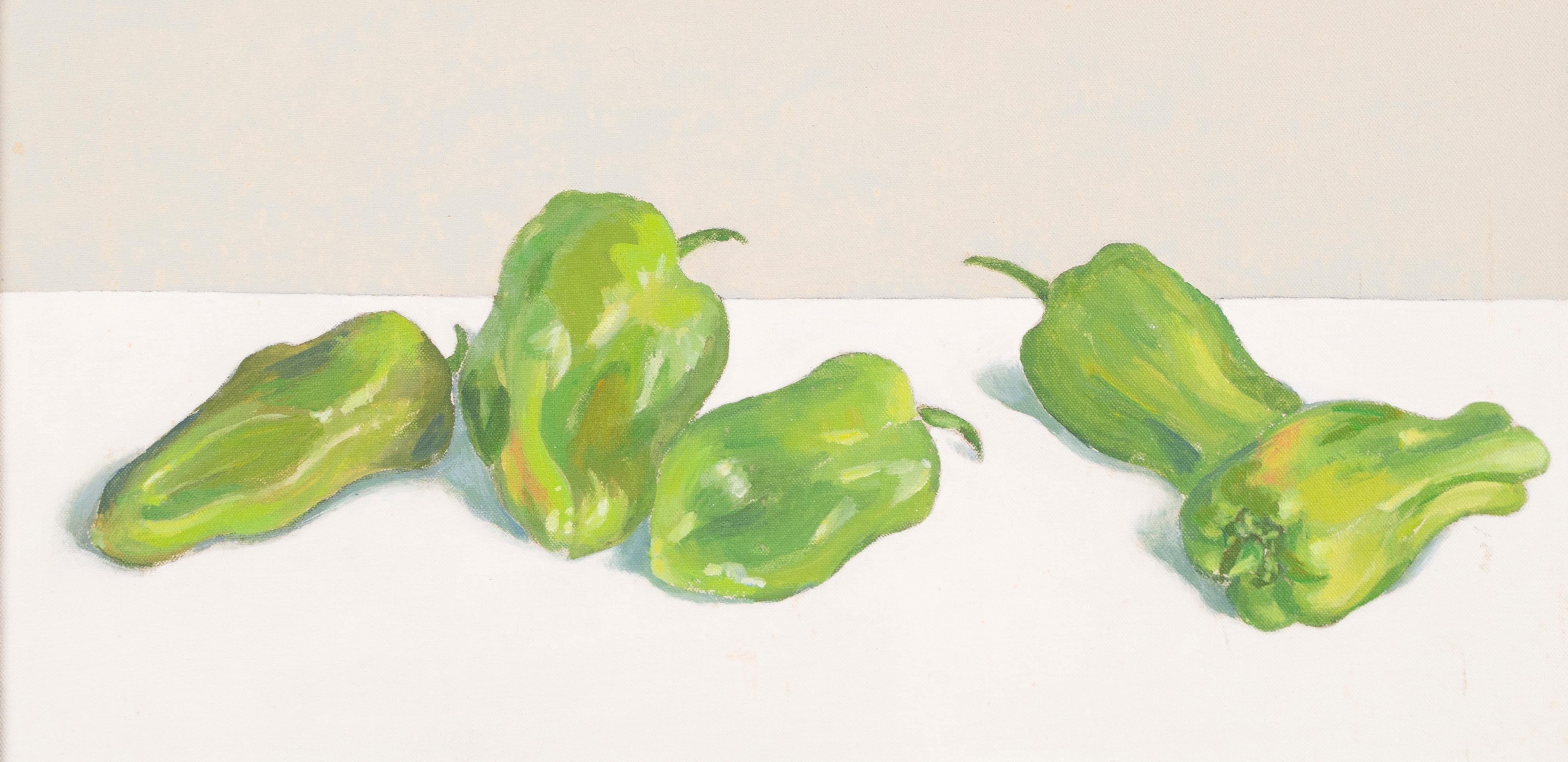 green pepper painting