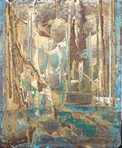 Vintage Architectonic Abstracted Cityscape