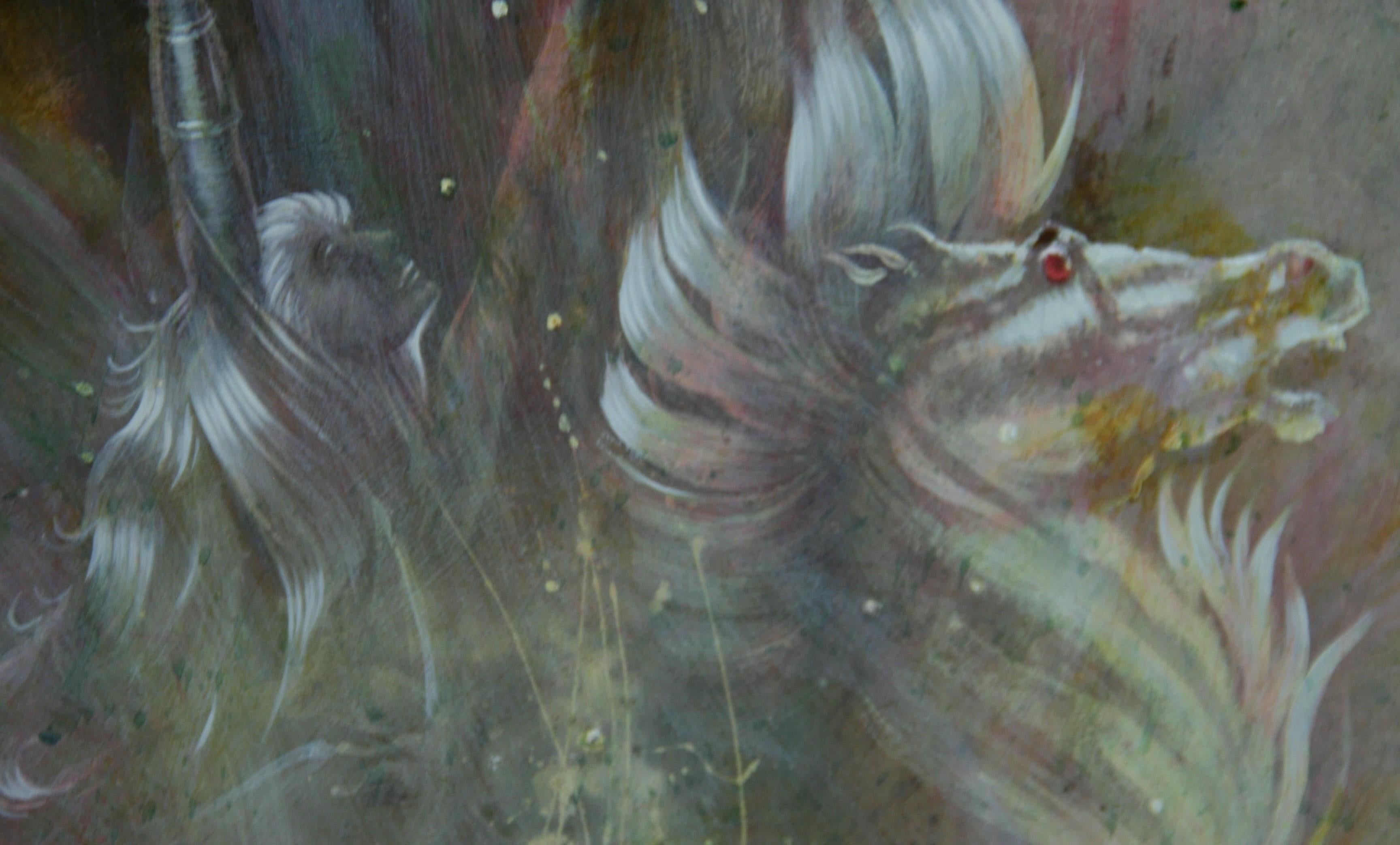 5021 Surreal Abstrakte Frau reitet ein Pferd
Unterzeichneter Blake
Bildgröße 11x15.5