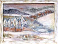 Robert Noel Blair - Minimalist Landscape Watercolor 1940's American ...