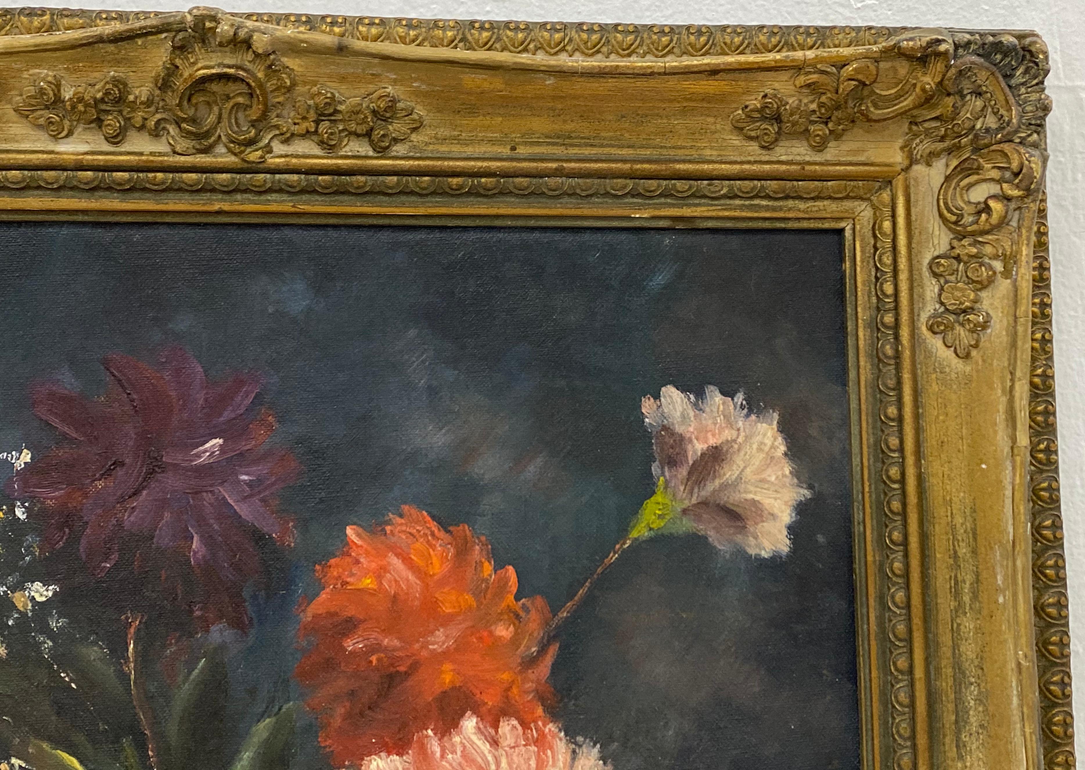 Vintage Floral Still Life Oil Painting C.1940s

Classic 1940s original oil painting of a vase of flowers

The painting is signed illegibly in the lower right corner - see images

Painted with oils on canvas board

Canvas board dimensions 16