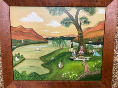 Pintura Folclórica Vintage