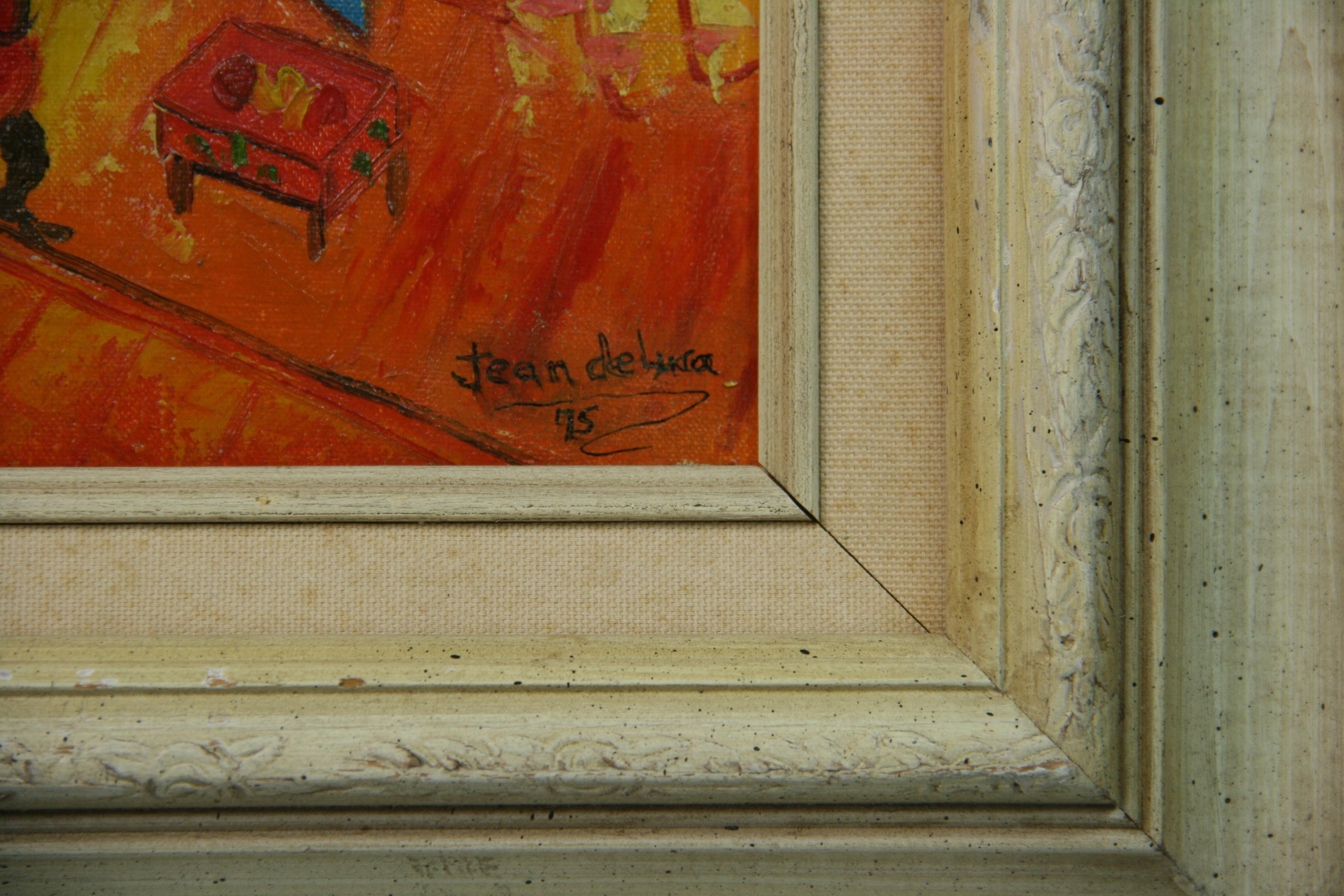 Vintage French Interior View Room Setting 1975 For Sale 4