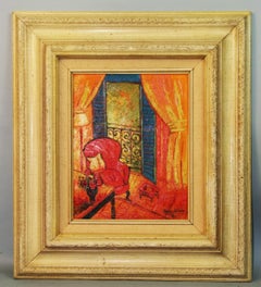 Vintage French Interior View Room Setting 1975